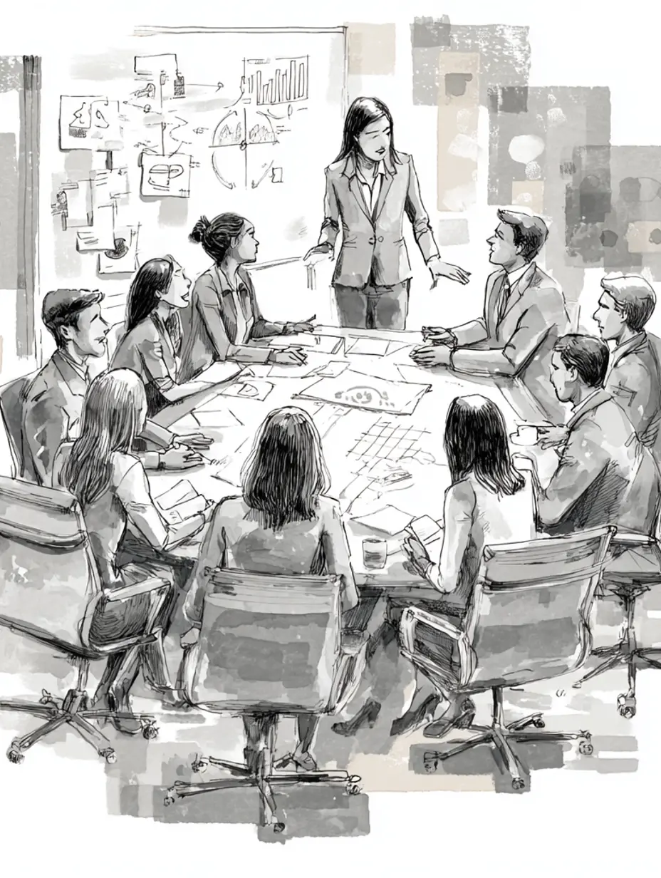 People working together in an office